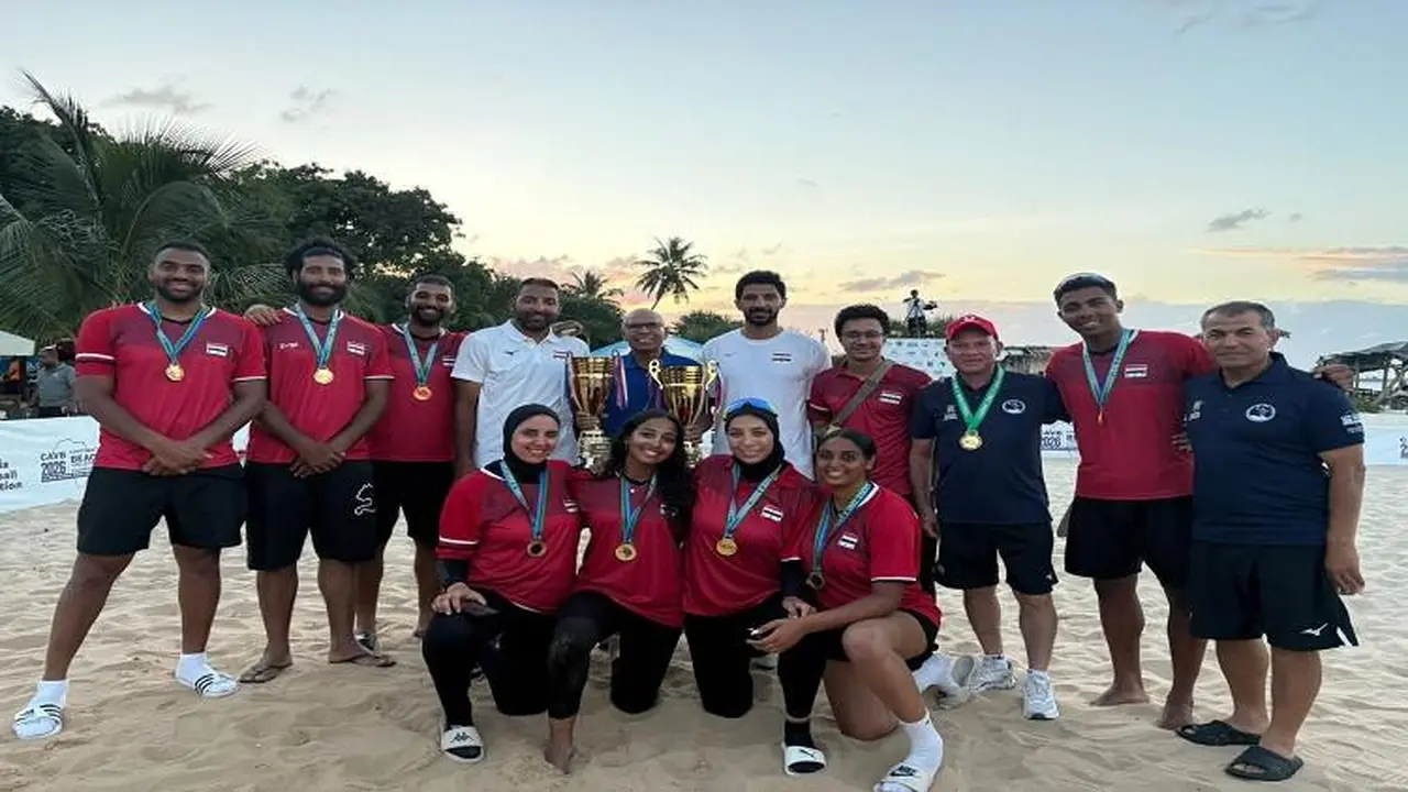 مصر تحقق لقب تصفيات أفريقيا للطائرة الشاطئية بجدارة